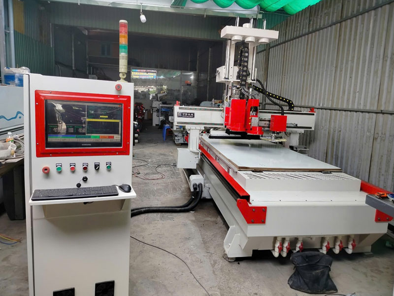 Modern manufacturing factory floor